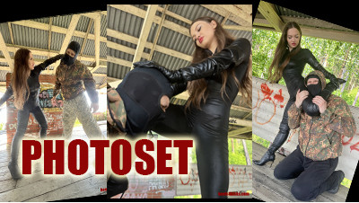Sexy agent Selena eliminates the gang. 120 Photos